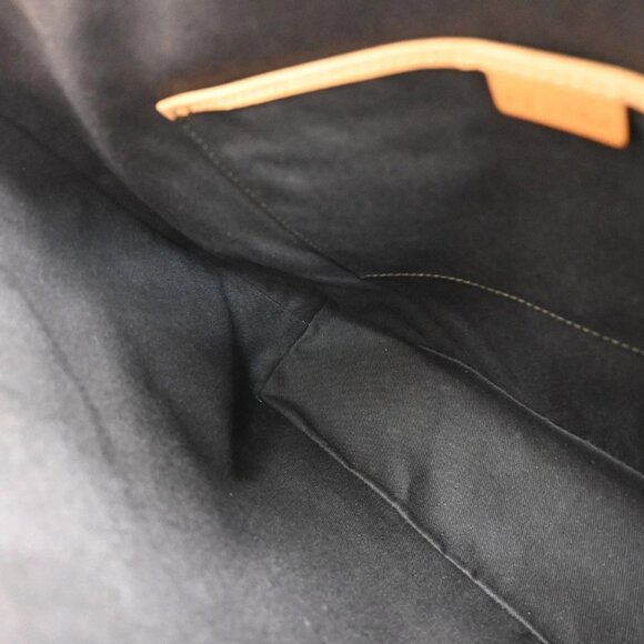 CELINE Logo Macadam Pattern Shoulder Tote Bag PVC Leather Brown GHW - Picture 7 of 16